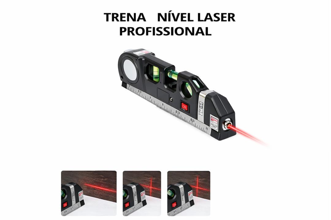 1 Trena Nivel Laser Profissional