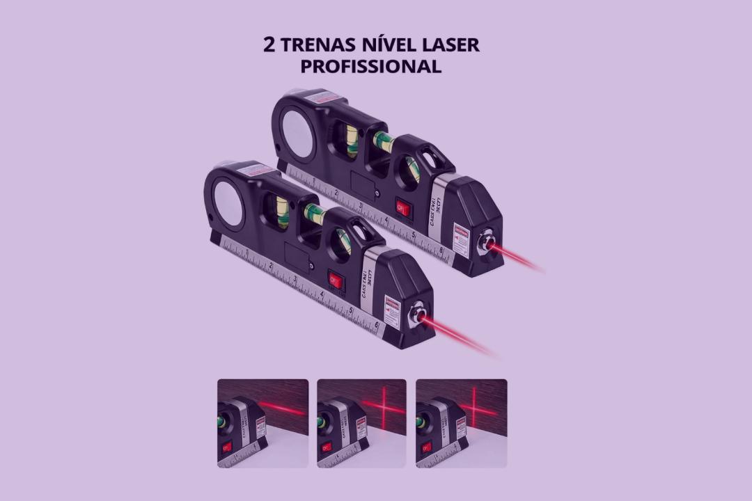 2 Trenas Nivel Laser Profissional